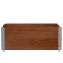 Collares de palets 2 uds madera maciza pino marrón 100x100 cm de , Plataformas de carga y palés - Ref: Foro24-4010292, Precio...