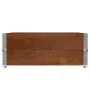 Collares de palets 2 uds madera maciza pino marrón 100x100 cm de , Plataformas de carga y palés - Ref: Foro24-4010292, Precio...