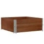 Collares de palets 2 uds madera maciza pino marrón 100x100 cm de , Plataformas de carga y palés - Ref: Foro24-4010292, Precio...
