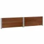 Collares de palets 2 uds madera maciza pino marrón 100x100 cm de , Plataformas de carga y palés - Ref: Foro24-4010292, Precio...