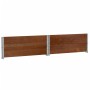 Collares de palets 2 uds madera maciza pino marrón 100x100 cm de , Plataformas de carga y palés - Ref: Foro24-4010292, Precio...