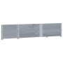 Collares de palets 2 uds madera maciza de pino gris 150x50 cm de , Plataformas de carga y palés - Ref: Foro24-4010299, Precio...