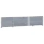 Collares de palets 2 uds madera maciza de pino gris 150x50 cm de , Plataformas de carga y palés - Ref: Foro24-4010299, Precio...