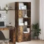 Estantería madera de ingeniería roble ahumado 70x36x189 cm de , Librerías y estanterías - Ref: Foro24-3295321, Precio: 117,39...