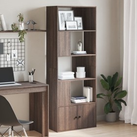 Estantería madera de ingeniería marrón roble 70x36x189 cm de , Librerías y estanterías - Ref: Foro24-3295323, Precio: 110,93 ...