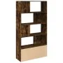 Estantería madera de ingeniería roble ahumado 100x36x189 cm de , Librerías y estanterías - Ref: Foro24-3295328, Precio: 137,4...