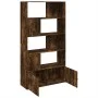 Estantería madera de ingeniería roble ahumado 100x36x189 cm de , Librerías y estanterías - Ref: Foro24-3295328, Precio: 137,4...