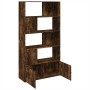 Estantería madera de ingeniería roble ahumado 100x36x189 cm de , Librerías y estanterías - Ref: Foro24-3295328, Precio: 139,3...