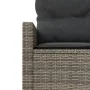 Sofá de jardín semicircular 2 piezas ratán sintético gris by , Outdoor sofas - Ref: Foro24-3262071, Price: 575,28 €, Discount: %