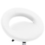 Silla de trabajo con ruedas cuero sintético blanco de vidaXL, Sillas de oficina - Ref: Foro24-323663, Precio: 64,93 €, Descue...