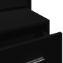 Mesitas de noche de pared con luces LED 2 unidades negro de , Mesitas de noche - Ref: Foro24-848160, Precio: 136,40 €, Descue...