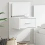 Mesita de noche de pared con luces LED blanco by , Nightstands - Ref: Foro24-848157, Price: 64,70 €, Discount: %