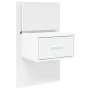 Mesita de noche de pared con luces LED blanco by , Nightstands - Ref: Foro24-848157, Price: 64,70 €, Discount: %