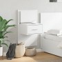 Mesita de noche de pared con luces LED blanco de , Mesitas de noche - Ref: Foro24-848157, Precio: 65,80 €, Descuento: %