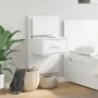 Mesita de noche de pared con luces LED blanco by , Nightstands - Ref: Foro24-848157, Price: 64,70 €, Discount: %