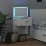 Mesita de noche de pared con luces LED blanco by , Nightstands - Ref: Foro24-848157, Price: 64,70 €, Discount: %