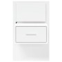 Mesita de noche de pared con luces LED blanco de , Mesitas de noche - Ref: Foro24-848157, Precio: 65,80 €, Descuento: %