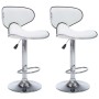 Taburetes de cocina 2 unidades cuero sintético blanco de vidaXL, Taburetes de cocina - Ref: Foro24-323643, Precio: 130,32 €, ...