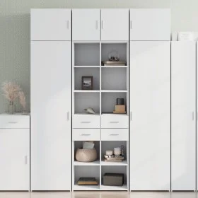 Hoher Schrank aus weißem Ingenieurholz 70x42,5x185 cm von , Sideboards - Ref: Foro24-3281462, Preis: 158,16 €, Rabatt: %