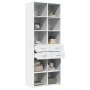 Aparador alto madera de ingeniería blanco 70x42,5x185 cm de , Aparadores - Ref: Foro24-3281462, Precio: 158,16 €, Descuento: %