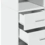 Aparador alto madera de ingeniería blanco 70x42,5x185 cm de , Aparadores - Ref: Foro24-3281462, Precio: 158,16 €, Descuento: %