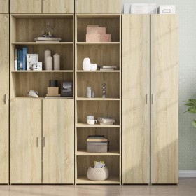 Aparador alto madera de ingeniería roble Sonoma 50x41x185 cm de , Aparadores - Ref: Foro24-3281682, Precio: 100,55 €, Descuen...