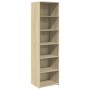 Aparador alto madera de ingeniería roble Sonoma 50x41x185 cm de , Aparadores - Ref: Foro24-3281682, Precio: 100,55 €, Descuen...