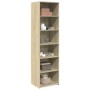 Aparador alto madera de ingeniería roble Sonoma 50x41x185 cm de , Aparadores - Ref: Foro24-3281682, Precio: 100,55 €, Descuen...