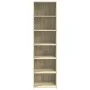 Aparador alto madera de ingeniería roble Sonoma 50x41x185 cm by , Sideboards - Ref: Foro24-3281682, Price: 99,57 €, Discount: %