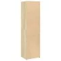 Aparador alto madera de ingeniería roble Sonoma 50x41x185 cm by , Sideboards - Ref: Foro24-3281682, Price: 99,57 €, Discount: %