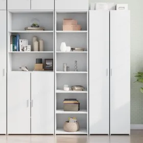 Aparador alto madera de ingeniería blanco 50x41x185 cm de , Aparadores - Ref: Foro24-3281680, Precio: 107,35 €, Descuento: %