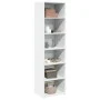 Aparador alto madera de ingeniería blanco 50x41x185 cm de , Aparadores - Ref: Foro24-3281680, Precio: 107,35 €, Descuento: %