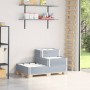Arriate elevado de 3 niveles madera maciza pino gris 120x80 cm de , Maceteros y jardineras - Ref: Foro24-4010315, Precio: 84,...