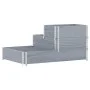 Arriate elevado de 3 niveles madera maciza pino gris 120x80 cm de , Maceteros y jardineras - Ref: Foro24-4010315, Precio: 90,...