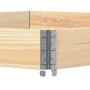 Arriate elevado hexagonal madera maciza de pino 160x160 cm de , Maceteros y jardineras - Ref: Foro24-4010317, Precio: 53,82 €...