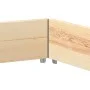 Arriate elevado hexagonal madera maciza de pino 160x160 cm de , Maceteros y jardineras - Ref: Foro24-4010317, Precio: 53,82 €...