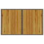 Mesa de jardín superficie de madera ratán PE gris 110x68x70 cm de , Mesas de jardín - Ref: Foro24-366356, Precio: 93,68 €, De...