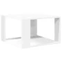 Mesa de centro madera de ingeniería blanca 51,5x51,5x30 cm de , Mesas de centro - Ref: Foro24-848136, Precio: 43,21 €, Descue...