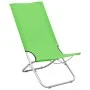 Sillas de playa plegables 2 unidades tela verde de vidaXL, Sillas de jardín - Ref: Foro24-310379, Precio: 80,68 €, Descuento: %