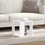Mesa de centro madera de ingeniería blanca 32x32x30 cm de , Mesas de centro - Ref: Foro24-848143, Precio: 26,32 €, Descuento: %