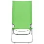 Sillas de playa plegables 2 unidades tela verde de vidaXL, Sillas de jardín - Ref: Foro24-310379, Precio: 80,68 €, Descuento: %
