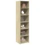 Aparador alto madera de ingeniería roble Sonoma 45x41x185 cm de , Aparadores - Ref: Foro24-3281675, Precio: 90,96 €, Descuent...