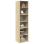 Aparador alto madera de ingeniería roble Sonoma 45x41x185 cm de , Aparadores - Ref: Foro24-3281675, Precio: 92,03 €, Descuent...