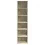 Aparador alto madera de ingeniería roble Sonoma 45x41x185 cm de , Aparadores - Ref: Foro24-3281675, Precio: 90,96 €, Descuent...