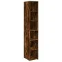 Aparador alto madera de ingeniería roble ahumado 30x41x185 cm de , Aparadores - Ref: Foro24-846415, Precio: 75,14 €, Descuent...