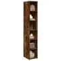 Aparador alto madera de ingeniería roble ahumado 30x41x185 cm de , Aparadores - Ref: Foro24-846415, Precio: 75,14 €, Descuent...