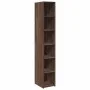 Aparador alto madera de ingeniería marrón roble 30x41x185 cm de , Aparadores - Ref: Foro24-846417, Precio: 77,61 €, Descuento: %