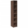 Aparador alto madera de ingeniería marrón roble 30x41x185 cm de , Aparadores - Ref: Foro24-846417, Precio: 78,69 €, Descuento: %