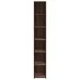 Aparador alto madera de ingeniería marrón roble 30x41x185 cm de , Aparadores - Ref: Foro24-846417, Precio: 77,61 €, Descuento: %