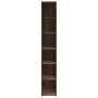 Aparador alto madera de ingeniería marrón roble 30x41x185 cm de , Aparadores - Ref: Foro24-846417, Precio: 78,69 €, Descuento: %